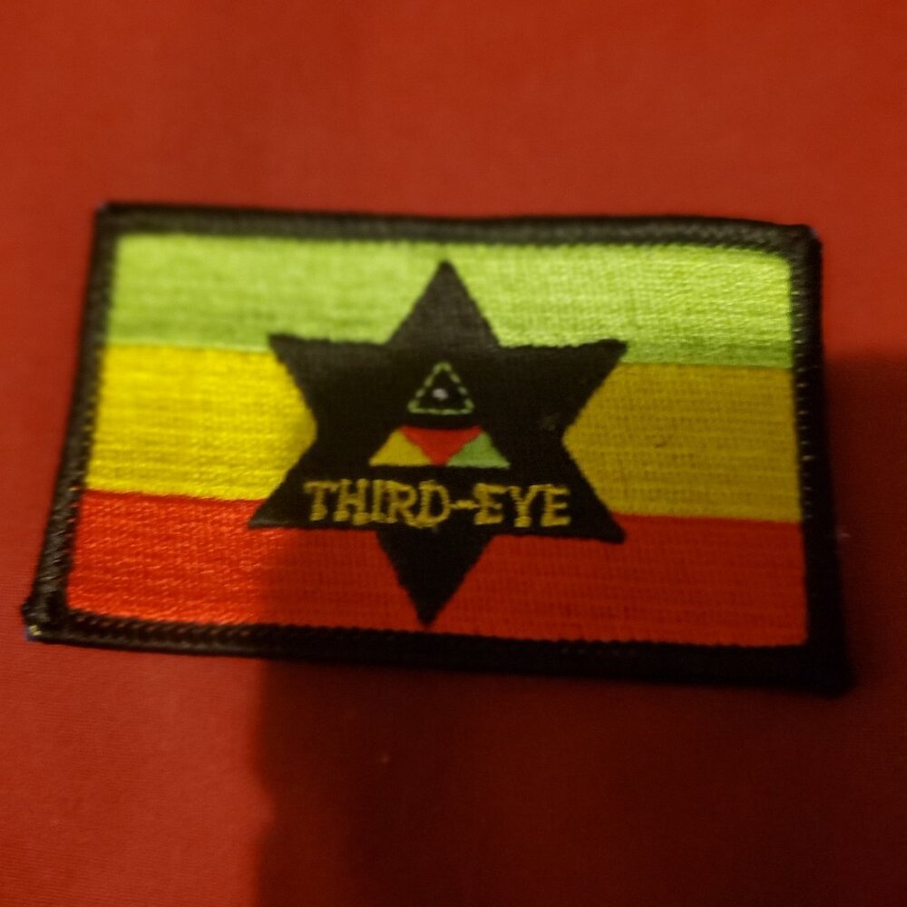 NEW THIRD EYE RASTA COLORS PATCH THIRD-EYE HAT CLOTHING